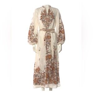 Zimmermann Devi billow long dress XS